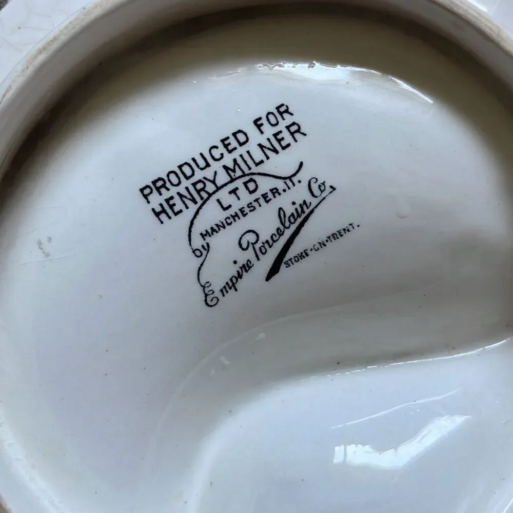 1960'S DUTTONS BREWERY OF BLACKBURN ASHTRAY Empire Porcelain Co. Henry Milner Ye